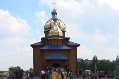 Храм Київського патріархату у Волновасі