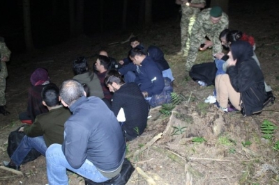 Затримані мігранти на Львівщині