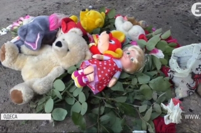 Місце смертельної аварії у Одесі