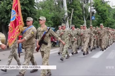 На Херсонщині урочисто зустрічали воїнів 57-ї бригади