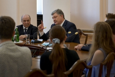 Президент на зустрічі зі студентами КНУ