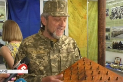 Бойові експонати від військових 92-ї механізованої бригади