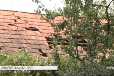 На Закарпатті пройшов град