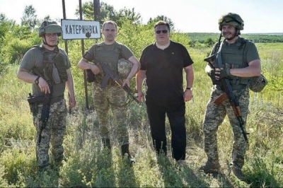 Лінас Лінкявічюс на сході України