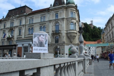 #SaveOlegSentsov, Тримостов’є, Люблянський град, Словенія