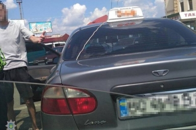 П'яний таксист у Тернополі