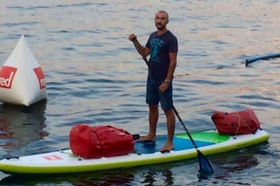 Антон Бондаренко на сапборті