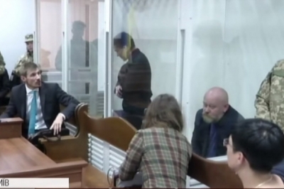 Савченко та Рубан в залі суду