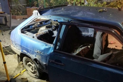 Вибух авто під Одесою