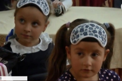 Діти з вадами зору в театрі оперети