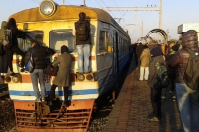 Транспортний колапс на Троєщині