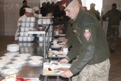 Питание украинских военных
