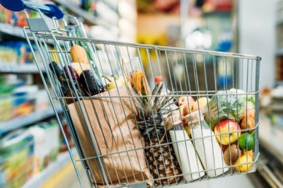 Супермаркет, візок для покупок