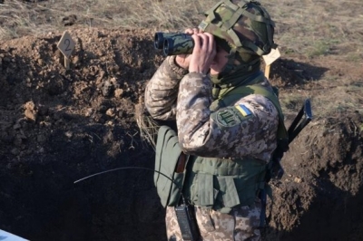 Навчання артилерійської батареї в ООС