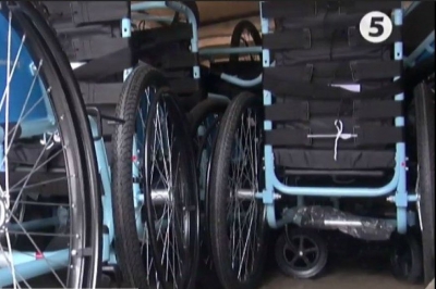 Інвалідні візочки від бійців ООС