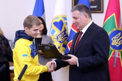 Нагородження спортсменів у МВС