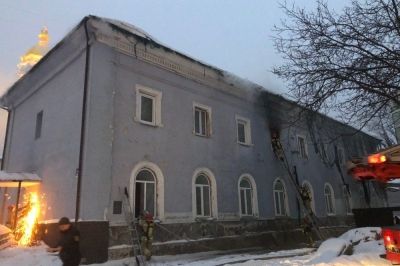 Пожежа в Києво-Печерській Лаврі