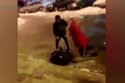 Бійка біля метро "Палац Спорту"