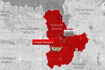 Потяг зійшов з рейок під Києвом, схема