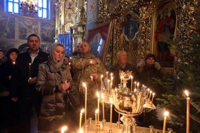 Служба у Михайлівському Золотоверхому соборі