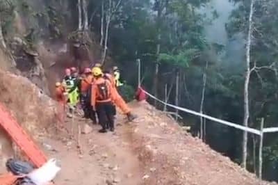 Завал шахти в Індонезії