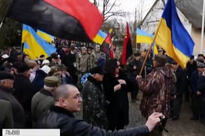 Почести в память о Шухевиче во Львове