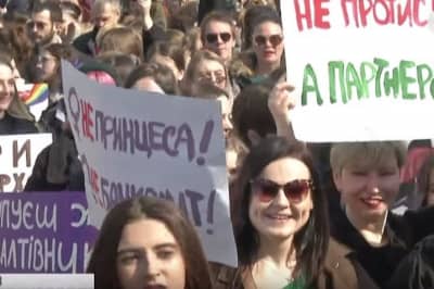 Феміністичний марш у Києві на 8 березня