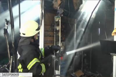 У Запоріжжі горів ринок