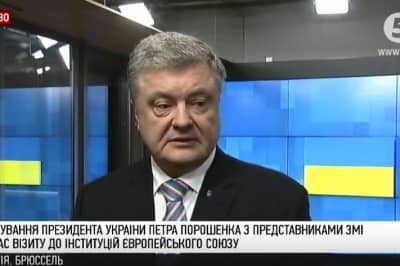 Петро Порошенко у Брюсселі