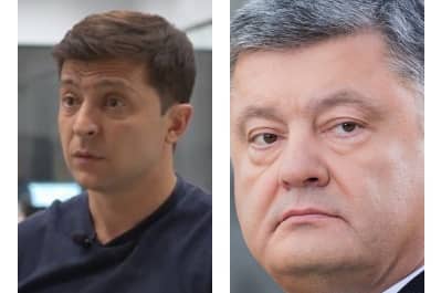 Зеленский Порошенко