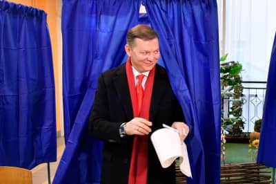 Олег Ляшко голосует