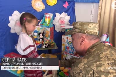 Военные в детсаду