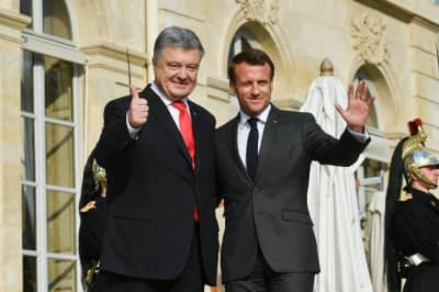 Порошенко і Макрон