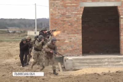 Військові навчання на Яворівському полігоні
