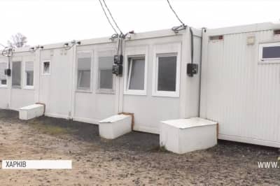 Модульне містечко переселенців у Харкові
