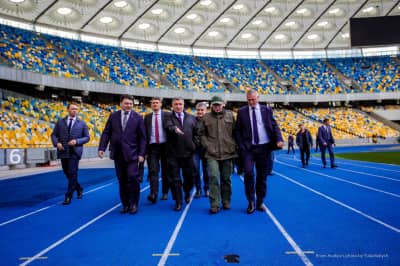 Керівництво МВС на НСК "Олімпійський"