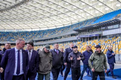 Керівництво МВС на НСК "Олімпійський"