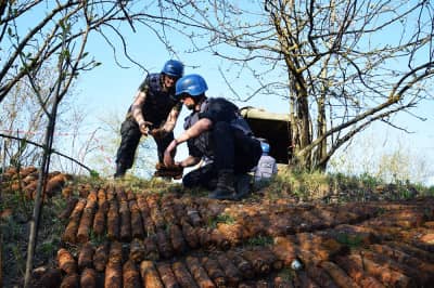 ГСЧС обнаружили боеприпасы