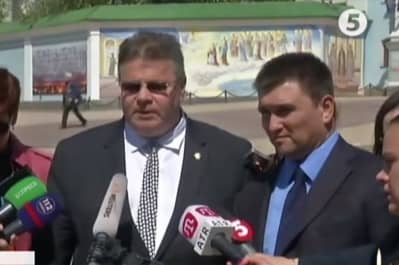 Линас Линкявичюс и Павел Климкин