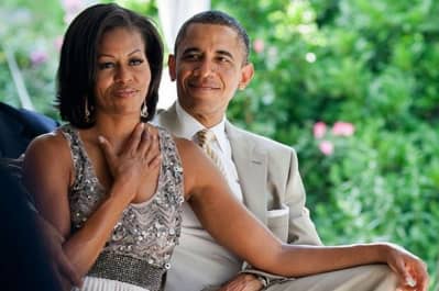 Барак Обама та його дружина Мішель 