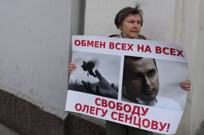 Одиночные пикеты в Москве (фото Константин Котов)