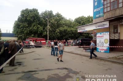 Взрыв гранаты в Марганце
