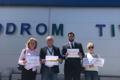 #KyivNotKiev: международный аэропорт "Тиват"