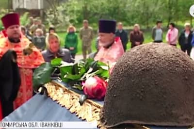 Перезахоронение воинов WWII на Житомирщине