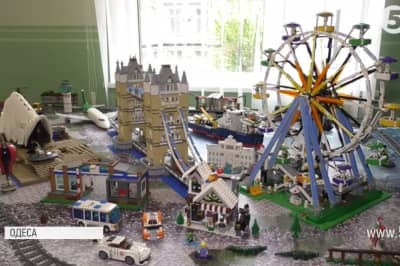 Школьник из Одессы собрал более 170 моделей LEGO