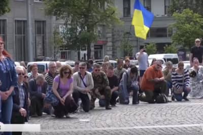 Прощание с бойцом, Харьков