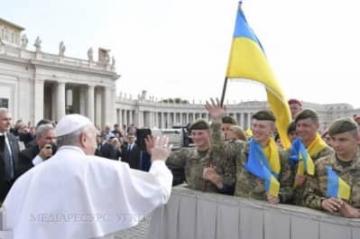 Папа Римський і військові ЗСУ