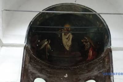 Фреска в ніжинському храмі ПЦУ