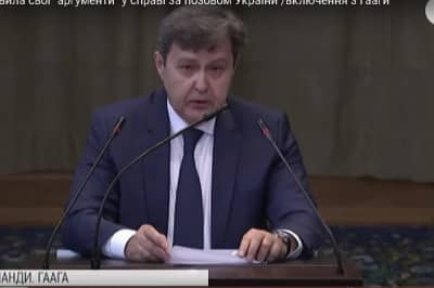 Представник Росії в Гаазі Дмитро Лобач