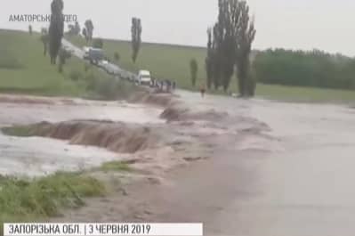 Подтопления в Запорожье